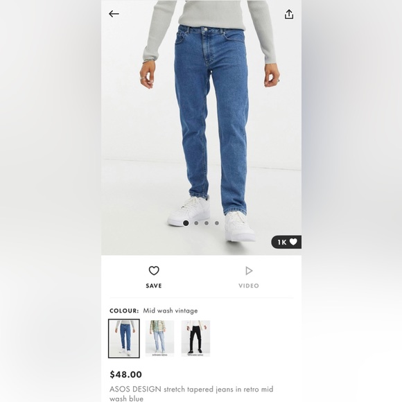 Jean straight Asos design - Picture 4 of 4